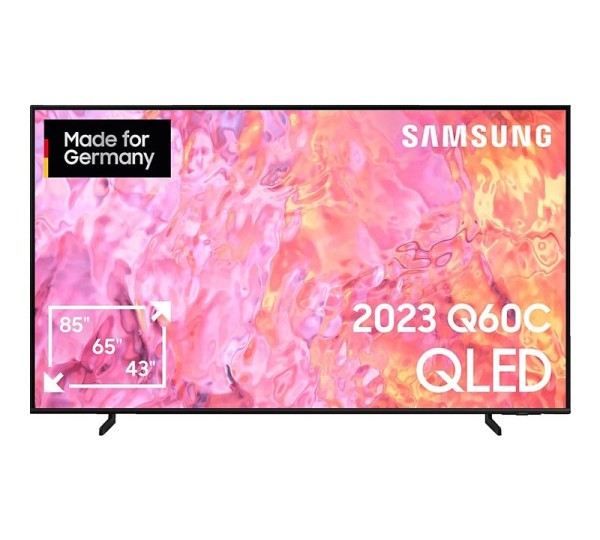 Samsung QLED TV, 85 Zoll, 4K UHD-GQ85Q60CAUXZG
