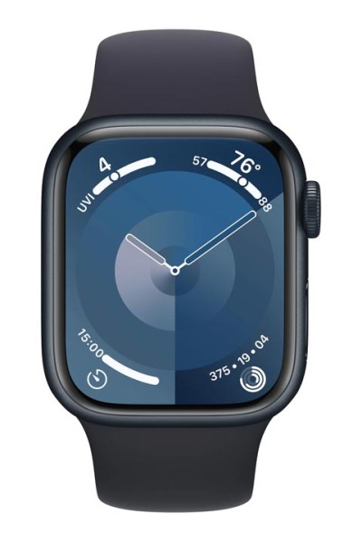 Apple-Watch-S9-Aluminium-GPS-Sportband-S-M-MR8W3QF-A-41mm-mieten-Midnight-1
