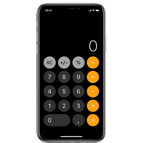 Tricks mit dem iPhone taschenrechner