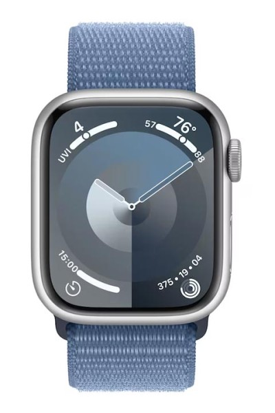 Apple-Watch-S9-Aluminium-GPS-Sport-Loop-Winter-Blue-MR923QF-A-41mm-mieten-Silver-1