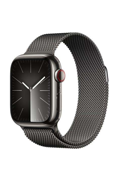 Black stainless steel milanese loop online