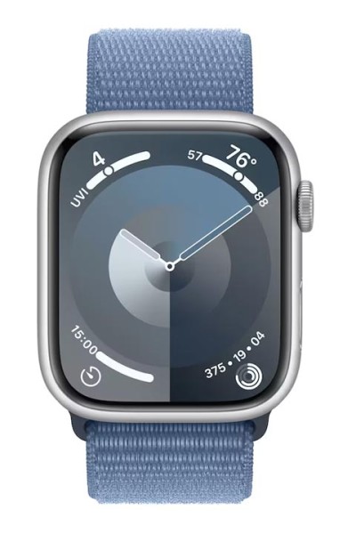 Apple-Watch-S9-Aluminium-GPS-Sport-Loop-Winter-Blue-MR9F3QF-A-45mm-mieten-Silver-1