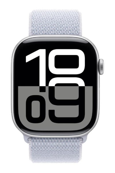 Apple Watch S10 Aluminium Silber mieten Blau Sport Smieten Smartphone gunstig mieten statt teuer kaufen