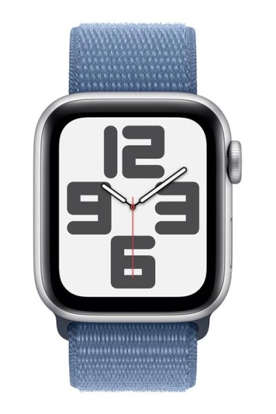 Apple-Watch-SE-Aluminium-GPS-Sportarmband-Blue-Loop-MRE33QF-A-40mm-mieten-Silver-1